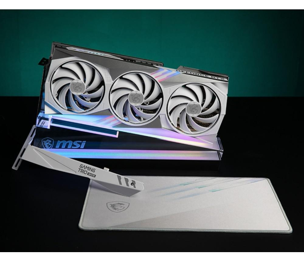 MSI GeForce RTX 4070 Ti GAMING X TRIO WHITE 12G GDDR6X - 1143497 - zdjęcie 3